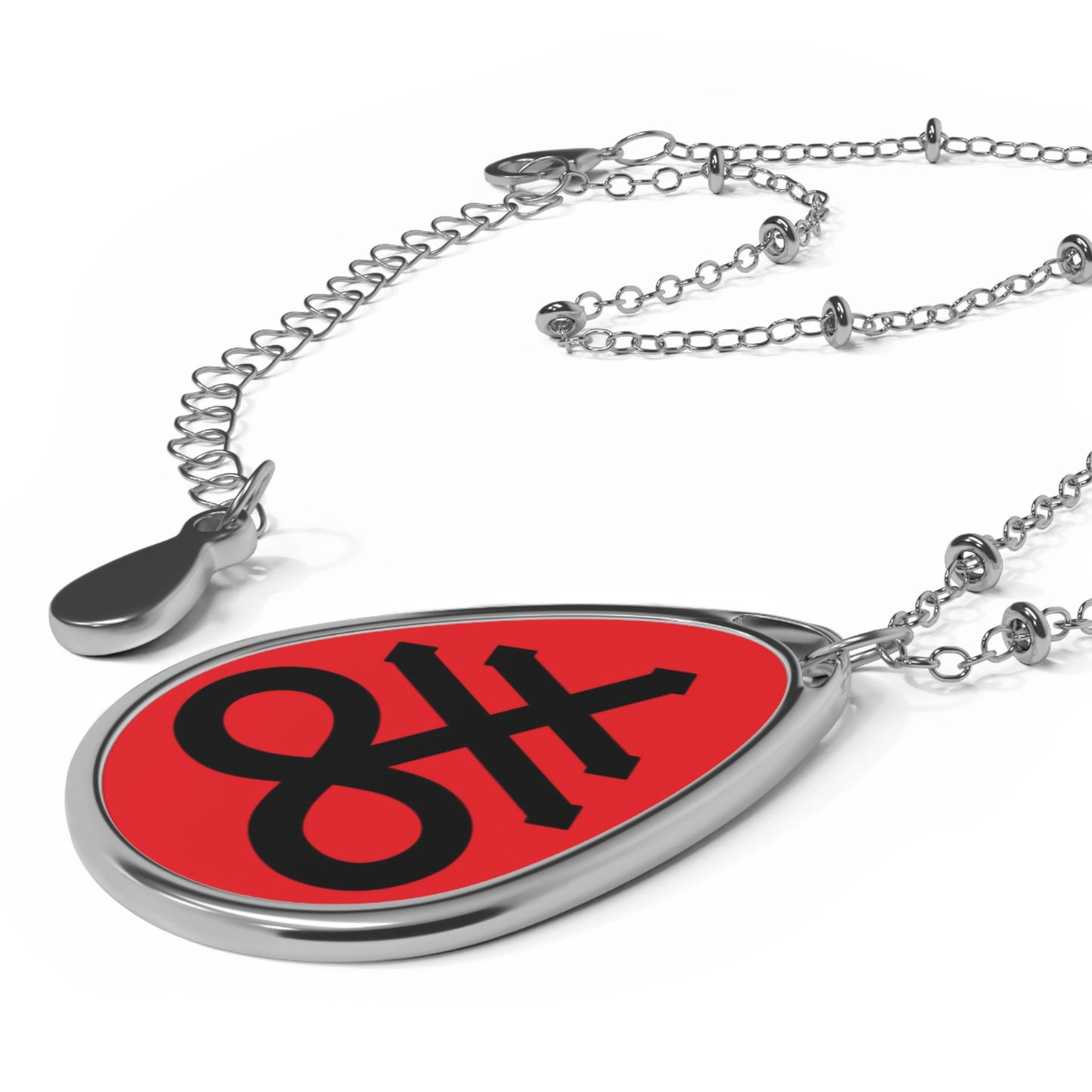 Sigil of Brimstone/Leviathan Cross Oval Necklace