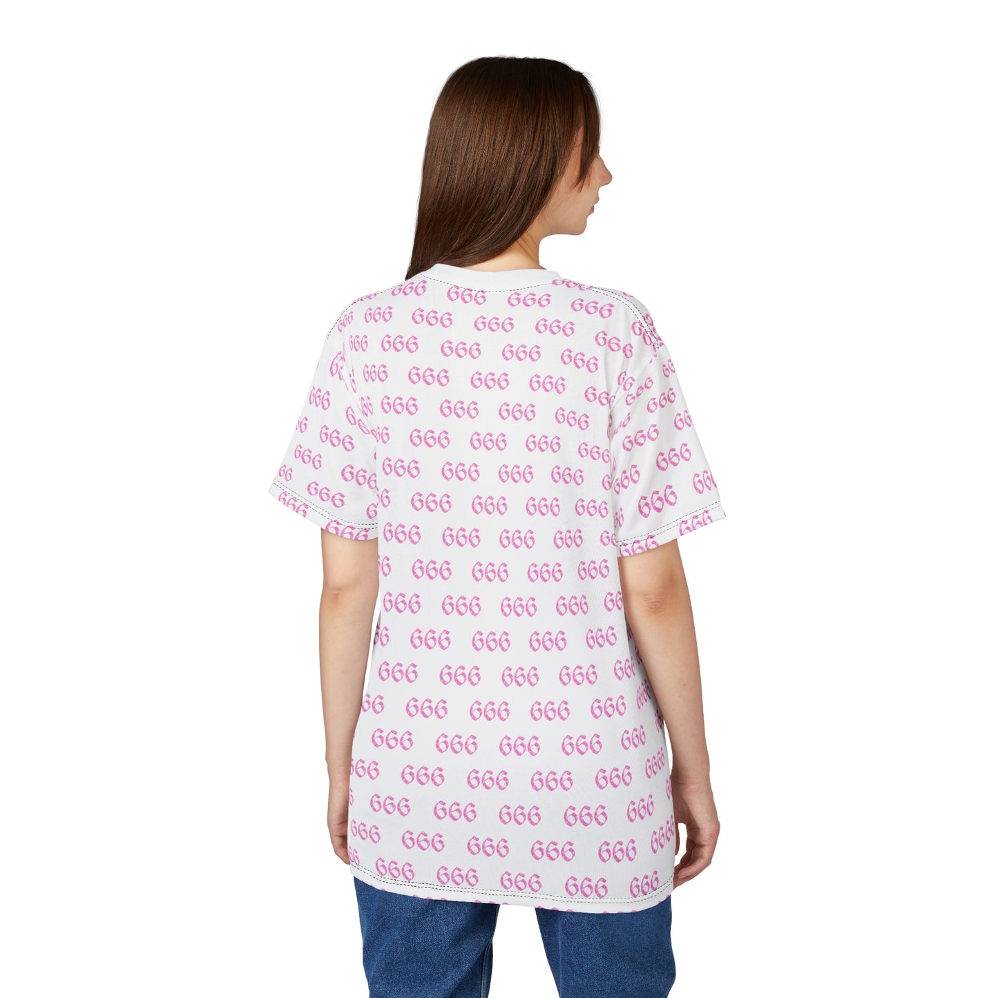 Pink 666 Tee