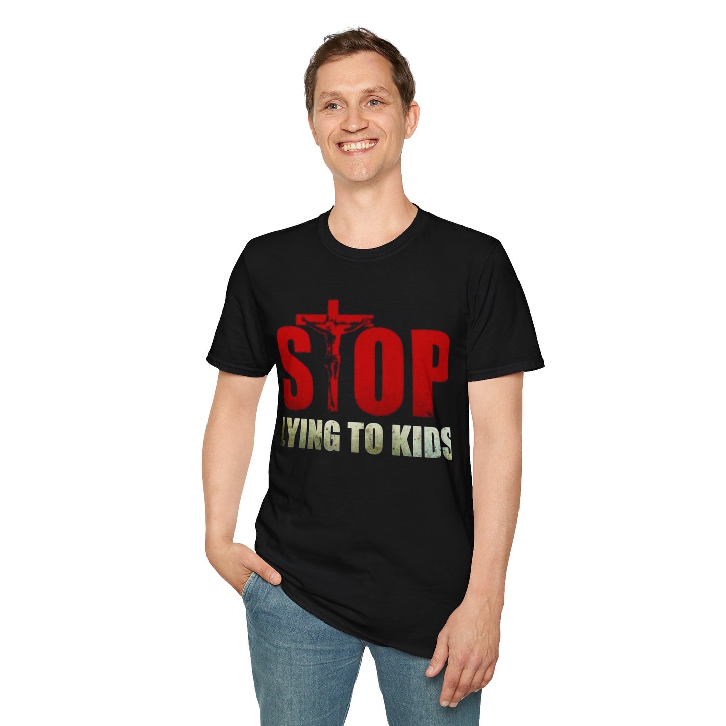 Stop lying to kids Satanic T-Shirt