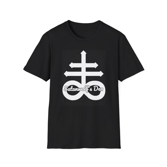 Unisex T-Shirt - Satanwolf's Den Logo - Big Print=