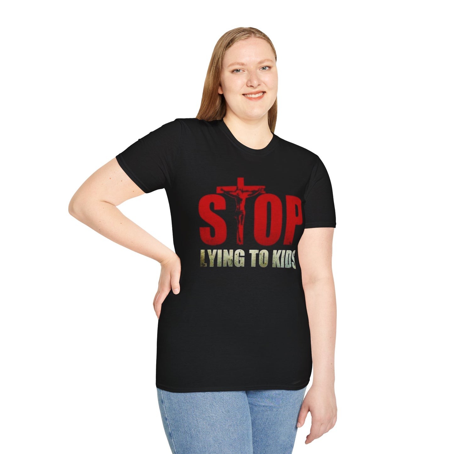 Stop lying to kids Satanic T-Shirt
