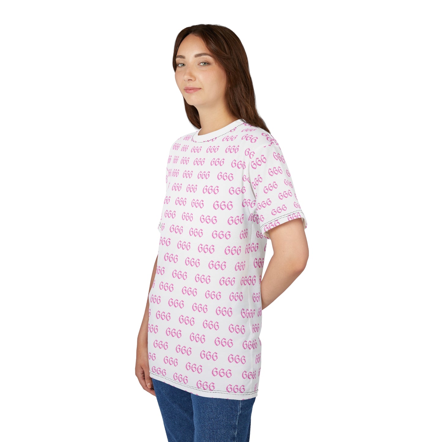 Pink 666 Tee