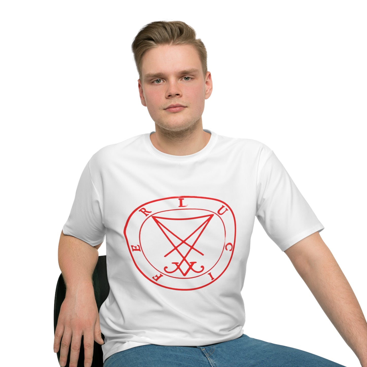 Men's T-shirt Sigil of Lucifer Satanic Shirt