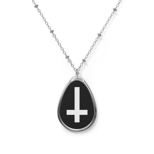 Satanic Cross Necklace Pendant