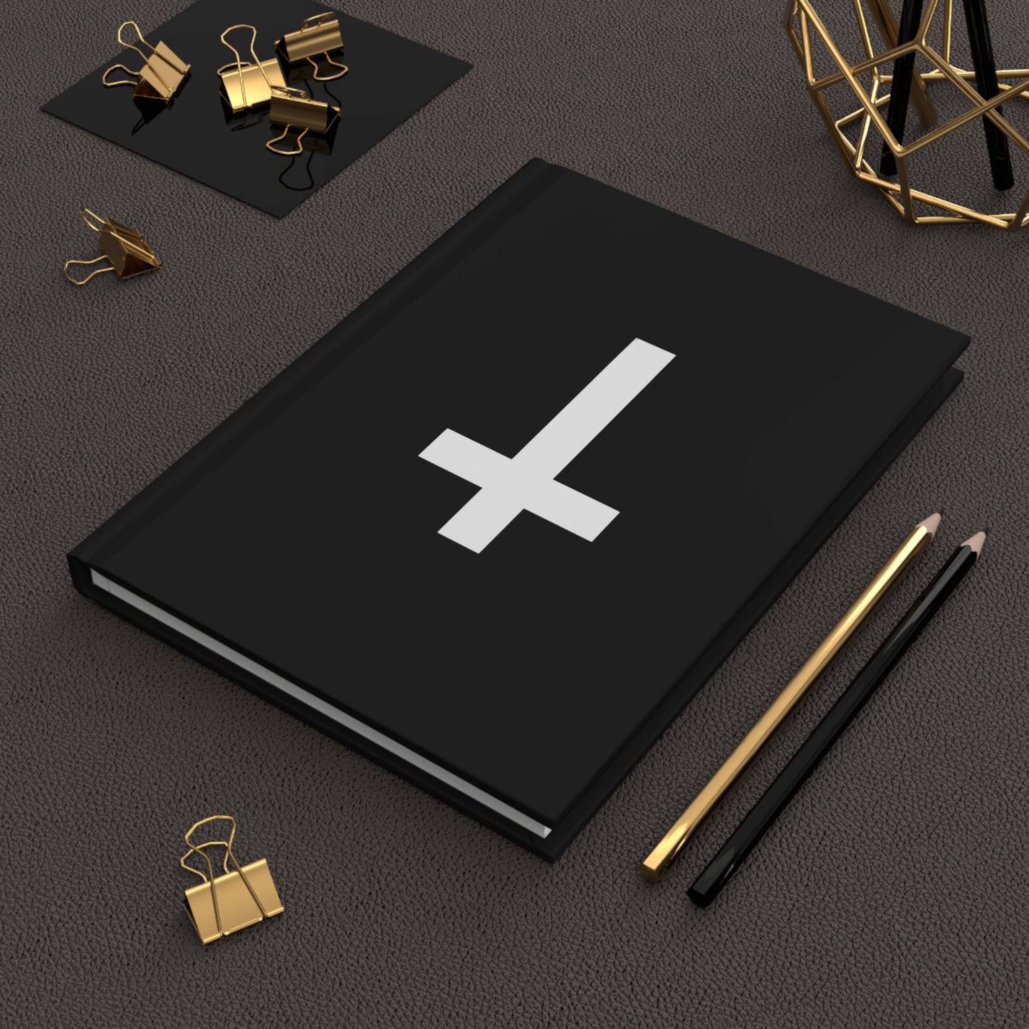 Memento Mori Hardcover Journal, Gothic Journal, Black Journal, Inspirational Writing Notebook, Horror Aesthetic Stationery